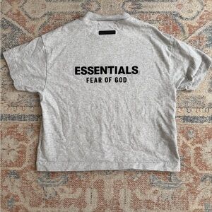 Fear of God Essentials Heather Gray Tee